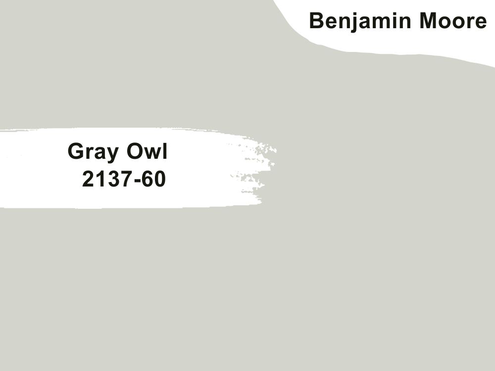 4. Benjamin Moore Gray Owl 2137-60