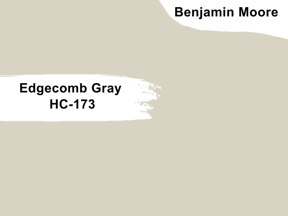 4. Edgecomb Gray HC-173