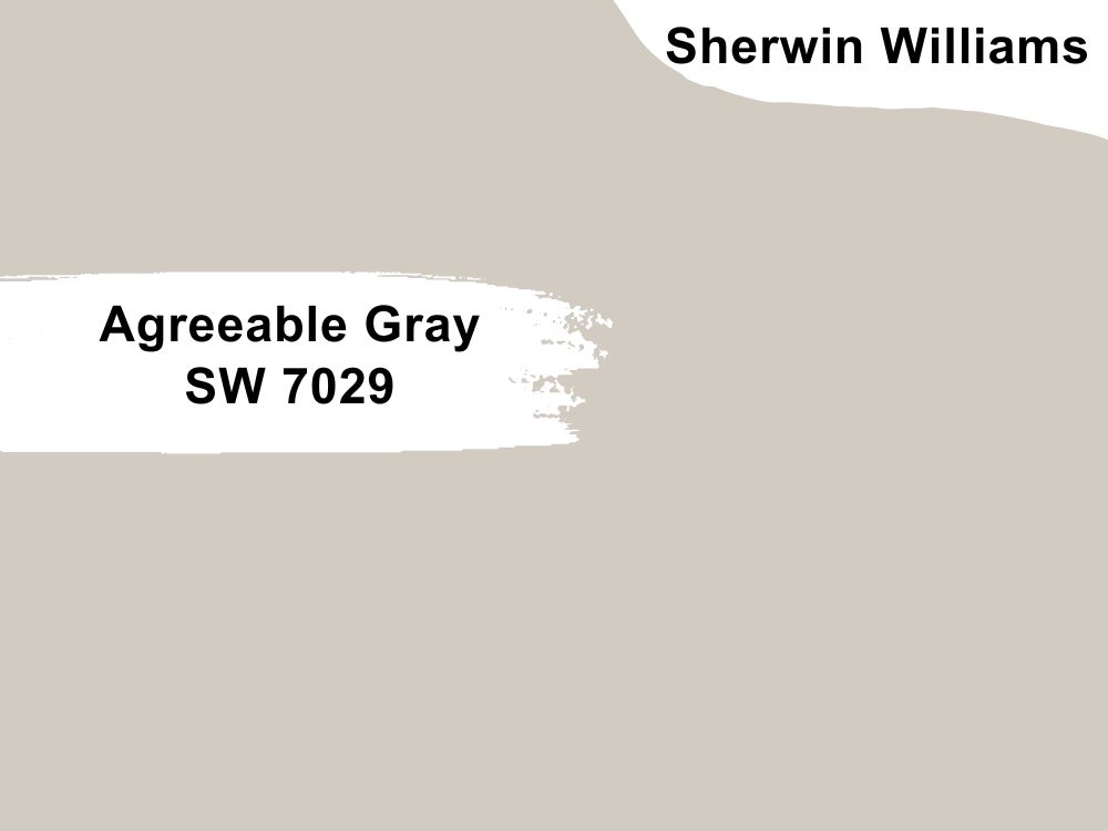 4.Agreeable Gray SW 7029