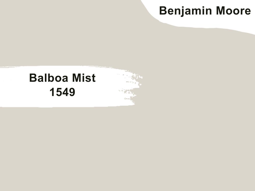 5. Benjamin Moore Balboa Mist 1549
