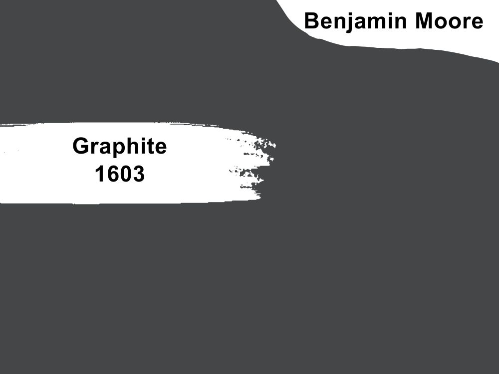 5. Benjamin Moore Graphite 1603