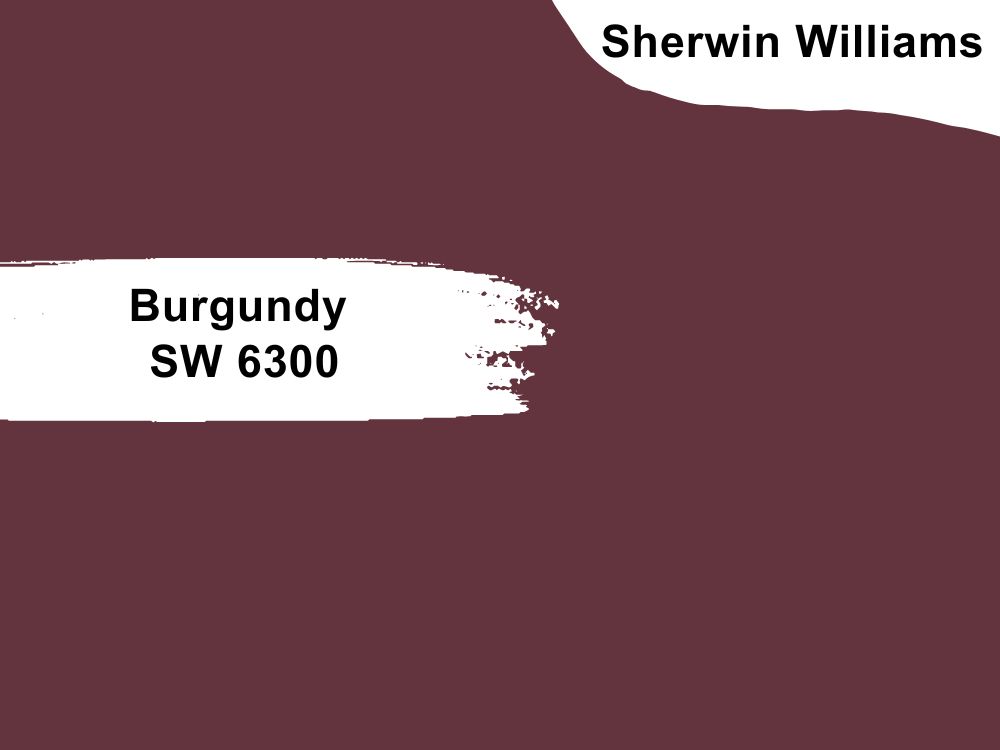 5. Burgundy SW 6300