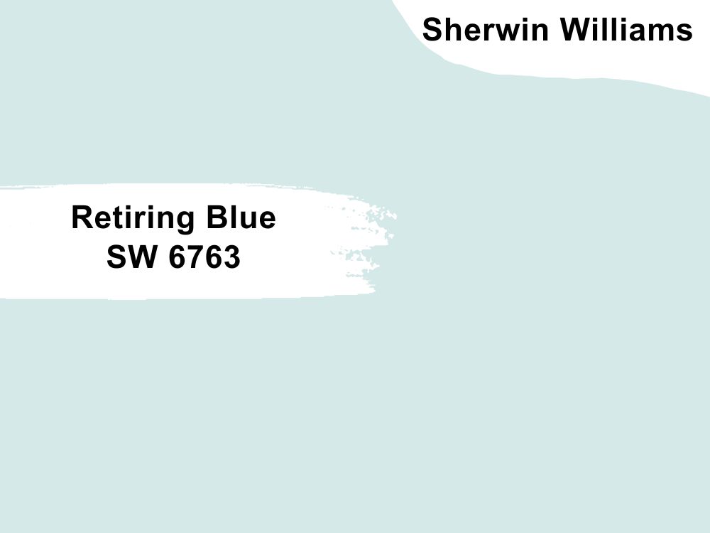 5. Retiring Blue SW 6763