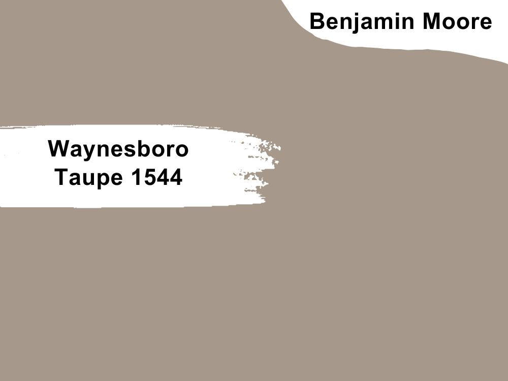 6. Benjamin Moore Waynesboro Taupe 1544