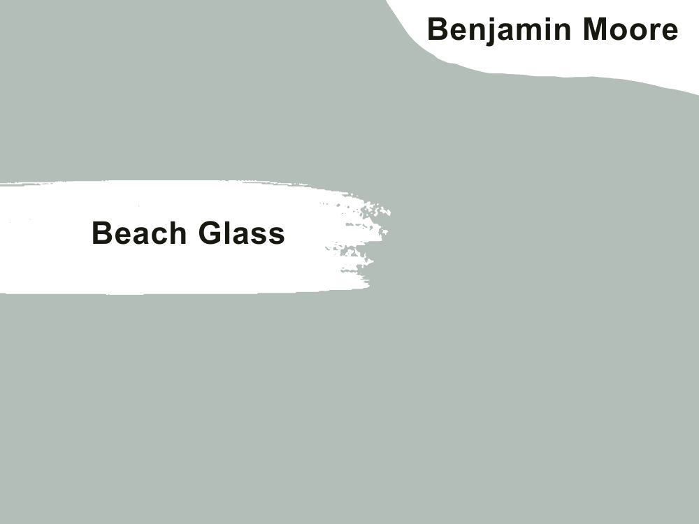 6.Benjamin Moore Beach Glass
