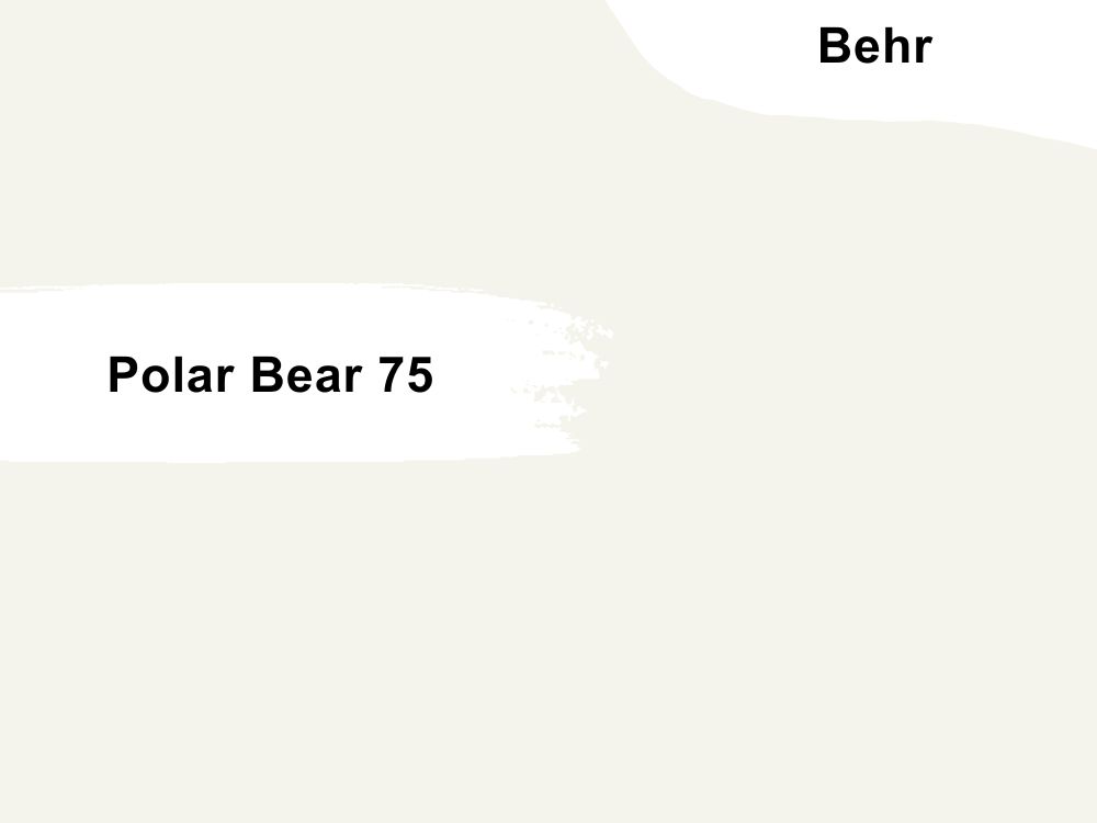 9. Behr Polar Bear 75