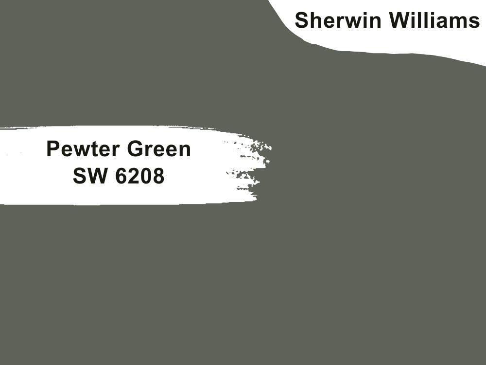 9. Sherwin Williams Pewter Green SW 6208