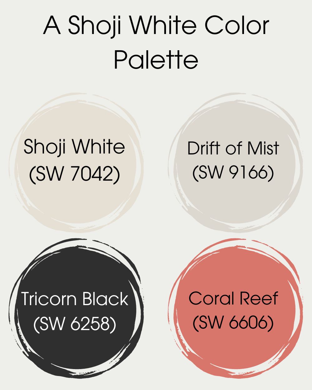 A Shoji White Color Palette
