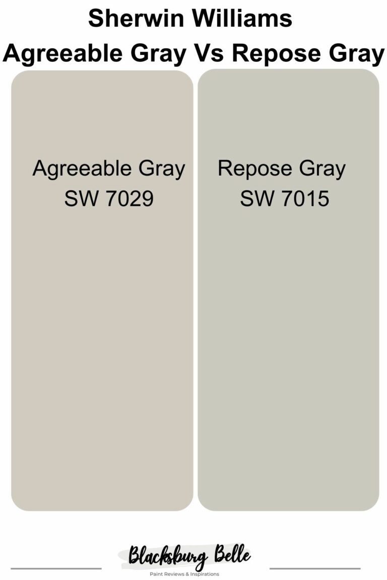 Agreeable Gray Vs Repose Gray