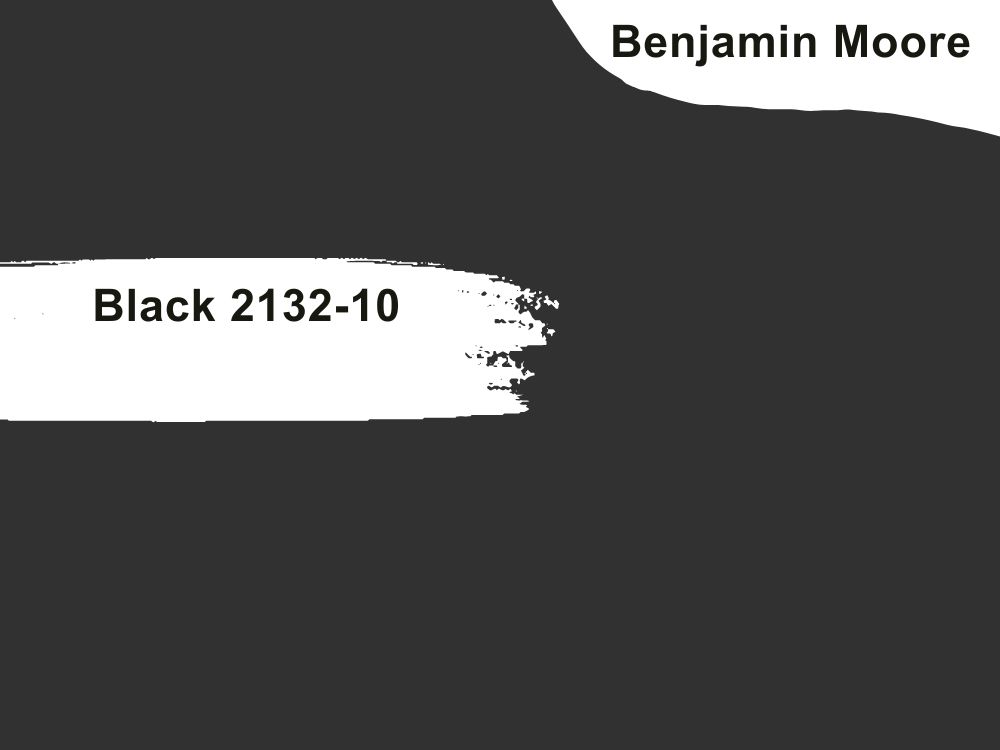Benjamin Moore Black 2132-10