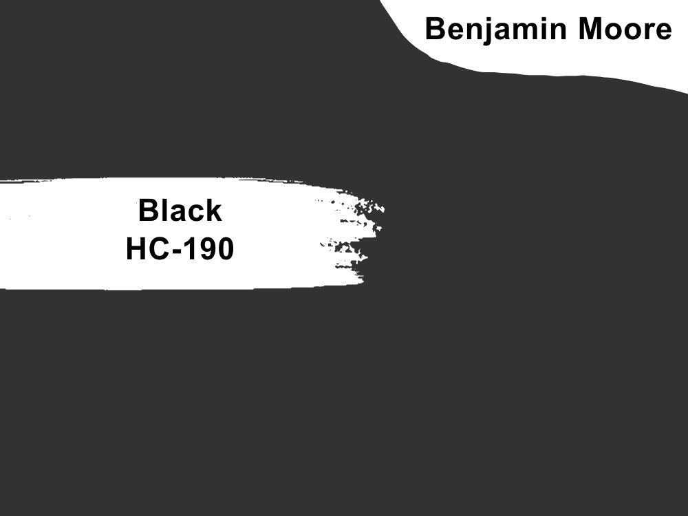 Benjamin Moore Black HC-190