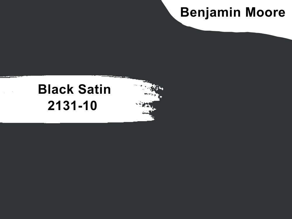 Benjamin Moore Black Satin 2131-10
