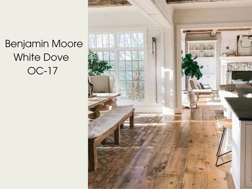 Benjamin Moore White Dove OC-17