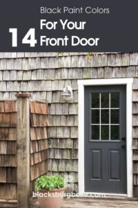 Best Black Paint Colors for Your Front Door