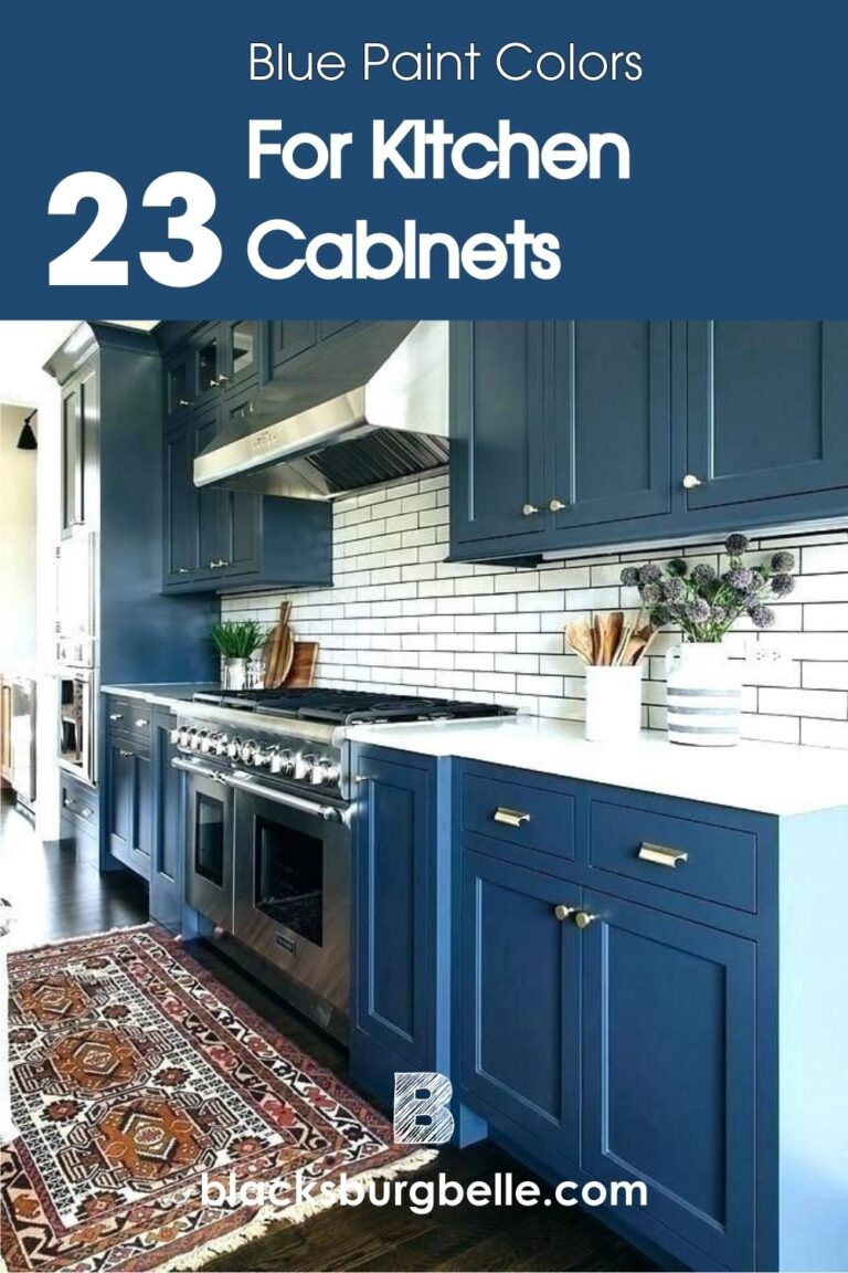 Best Blue Paint Colors for Kitchen Cabinets
