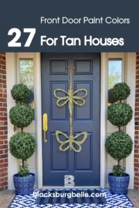 Best Colors Front Door Colors For Tan Houses