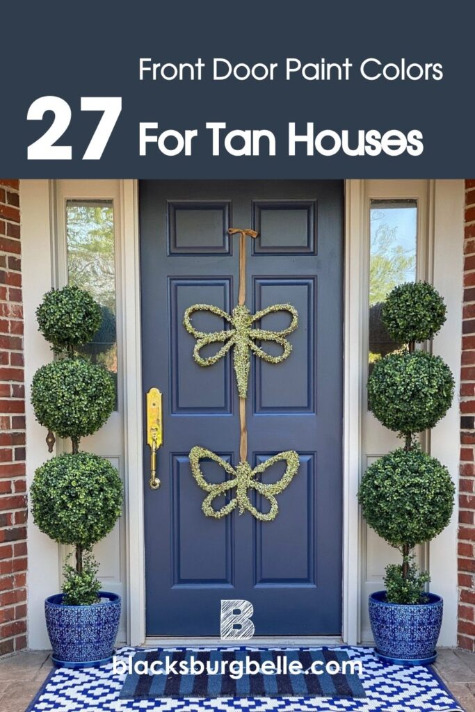 Best Colors Front Door Colors For Tan Houses