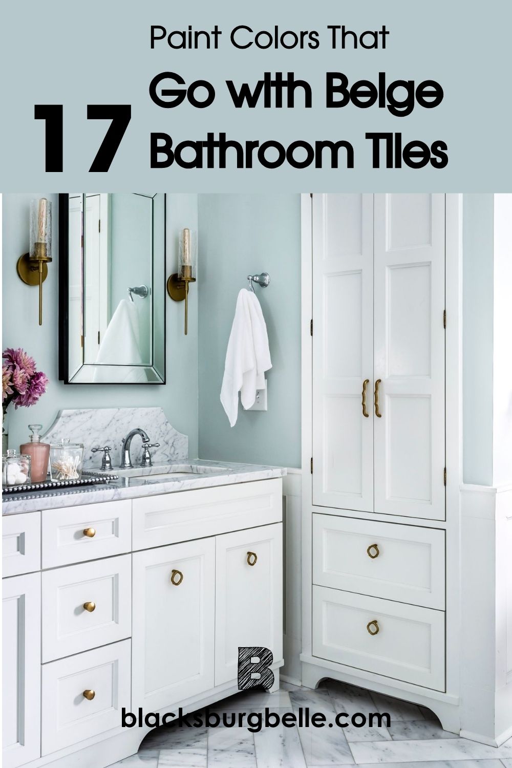 Best Colors that Go with Beige Bathroom Tiles