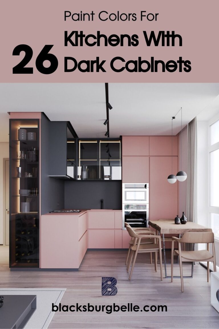 Best Paint Colors For Kitchens With Dark Cabinets