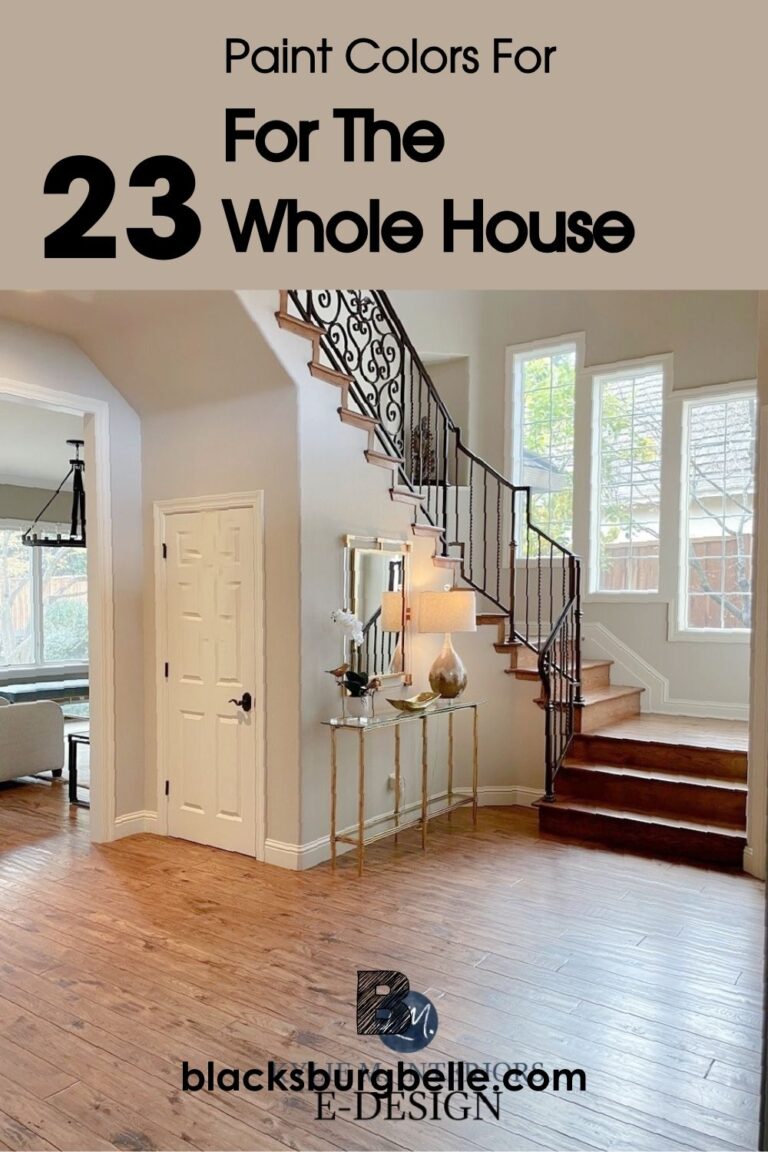 Best Paint Colors For The Whole House