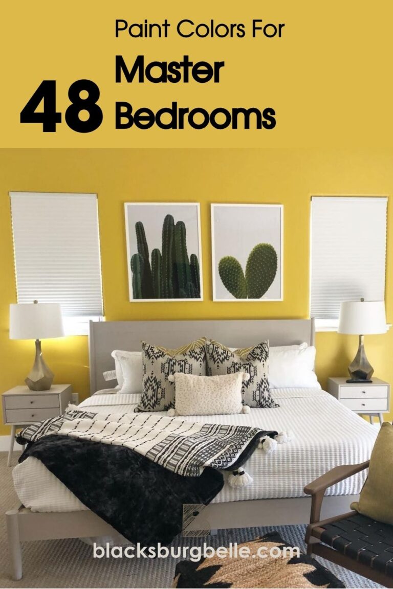 Best Paint Colors for Master Bedrooms