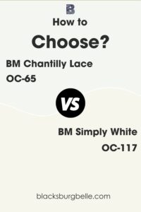 Chantilly Lace Vs Simply White