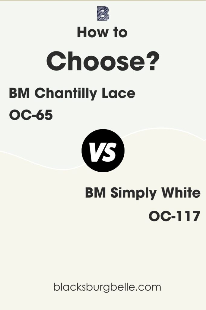 Chantilly Lace Vs Simply White