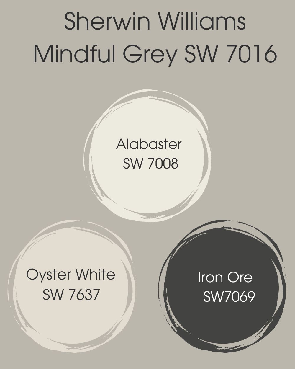 Color Palette For Mindful Gray
