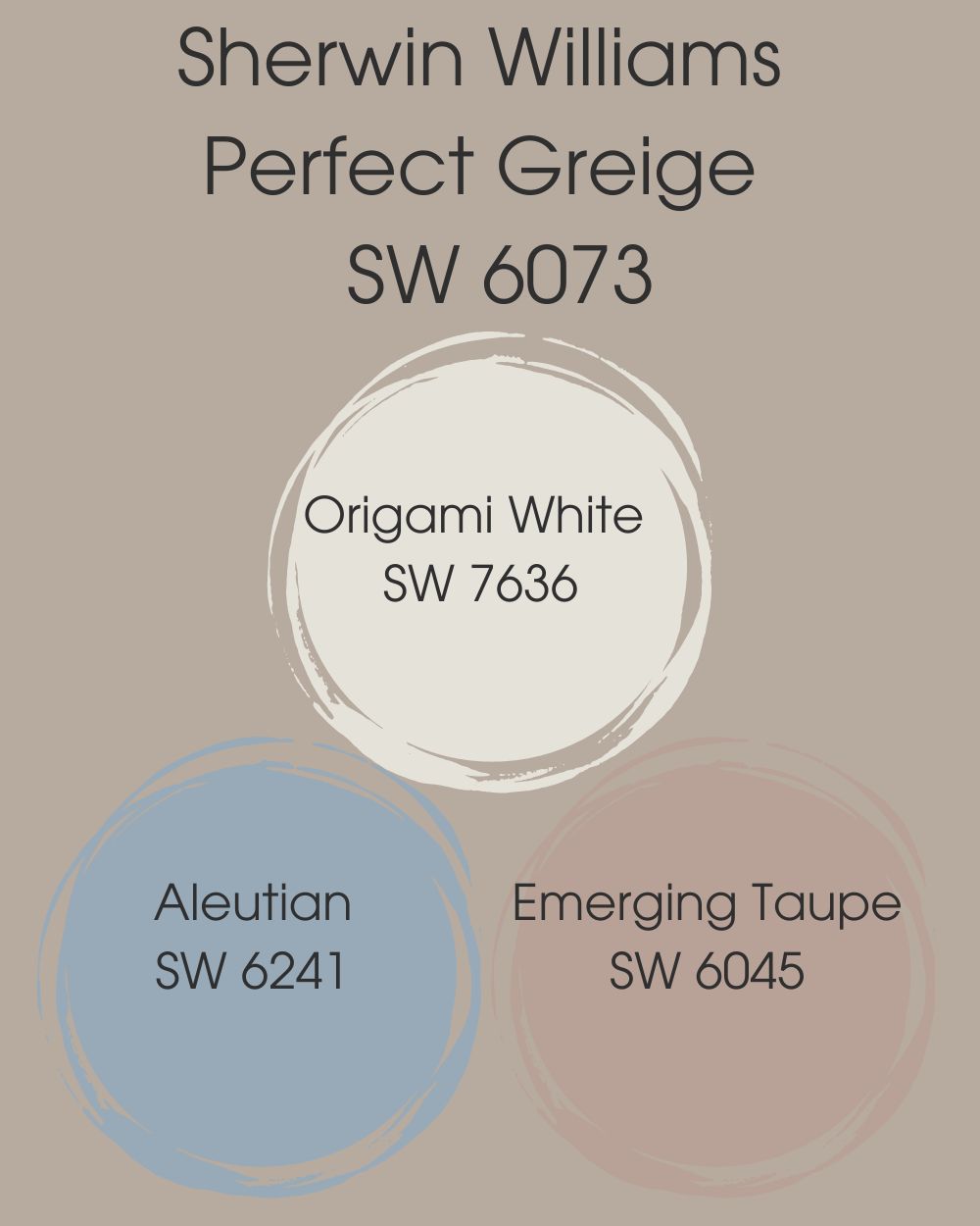 Color Palette for SW Perfect Greige
