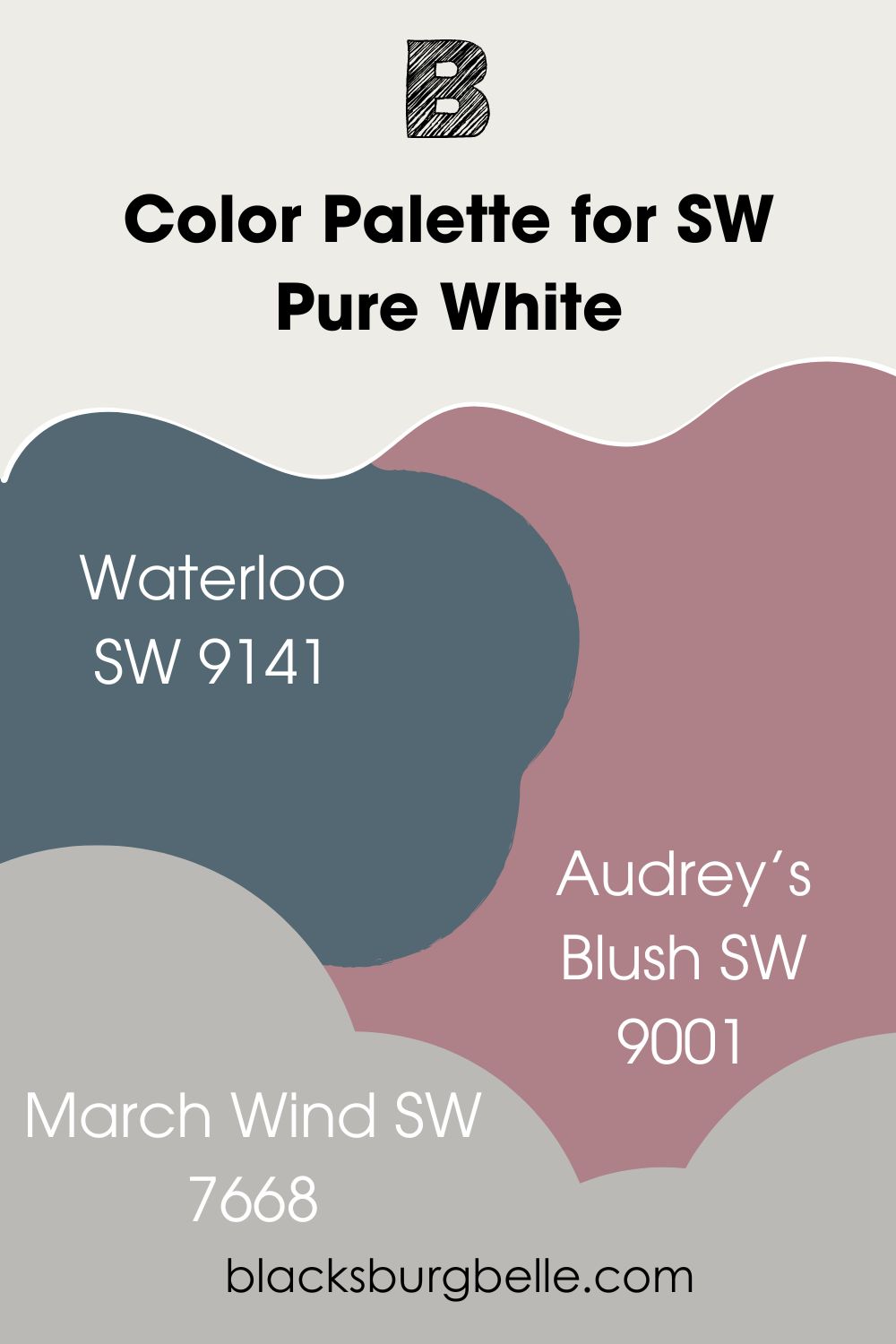 Color Palette for SW Pure White