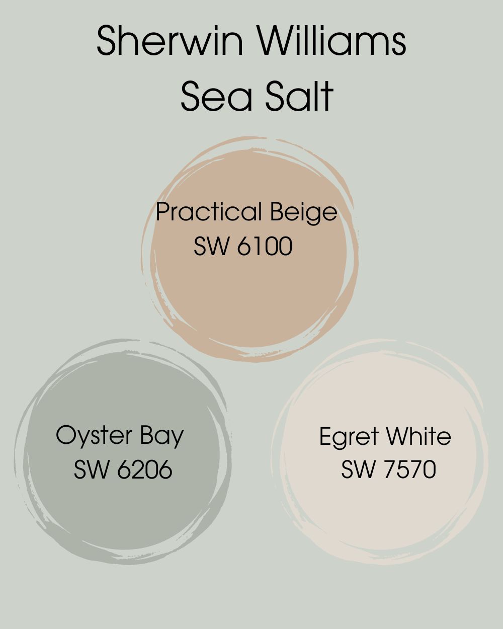 Color Palette for SW Sea Salt