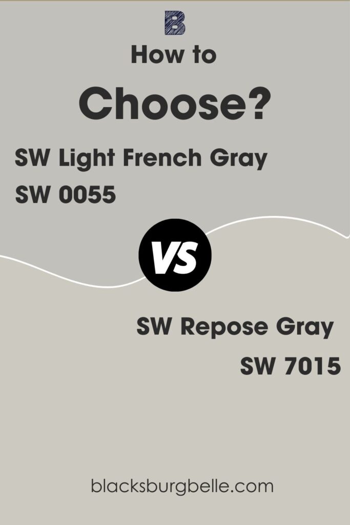 Light French Gray Vs Repose Gray