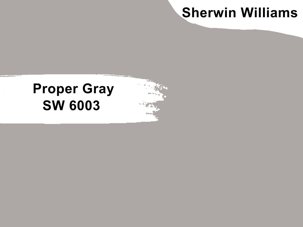 Proper Gray SW 6003