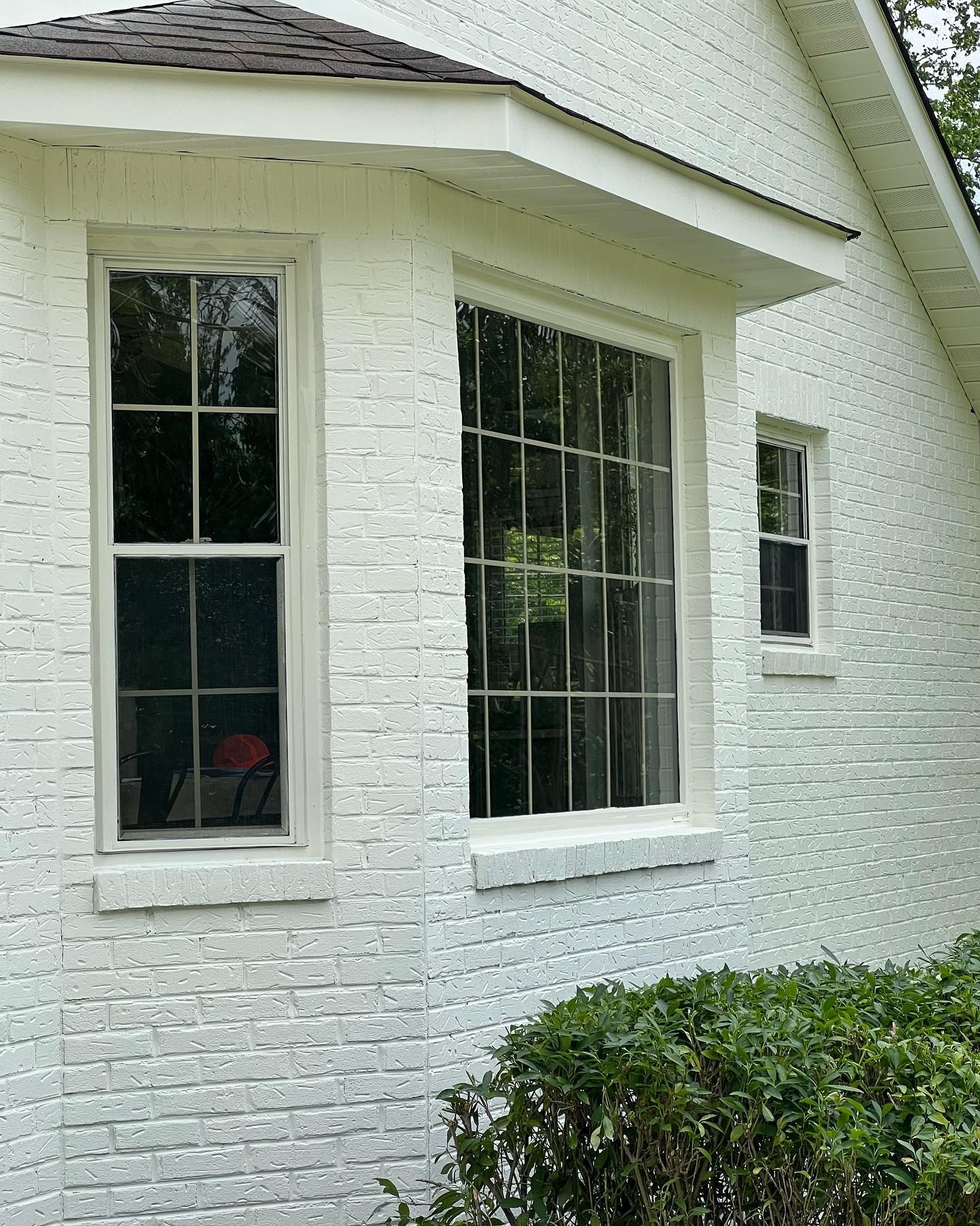 SW Dover White on Exterior Walls