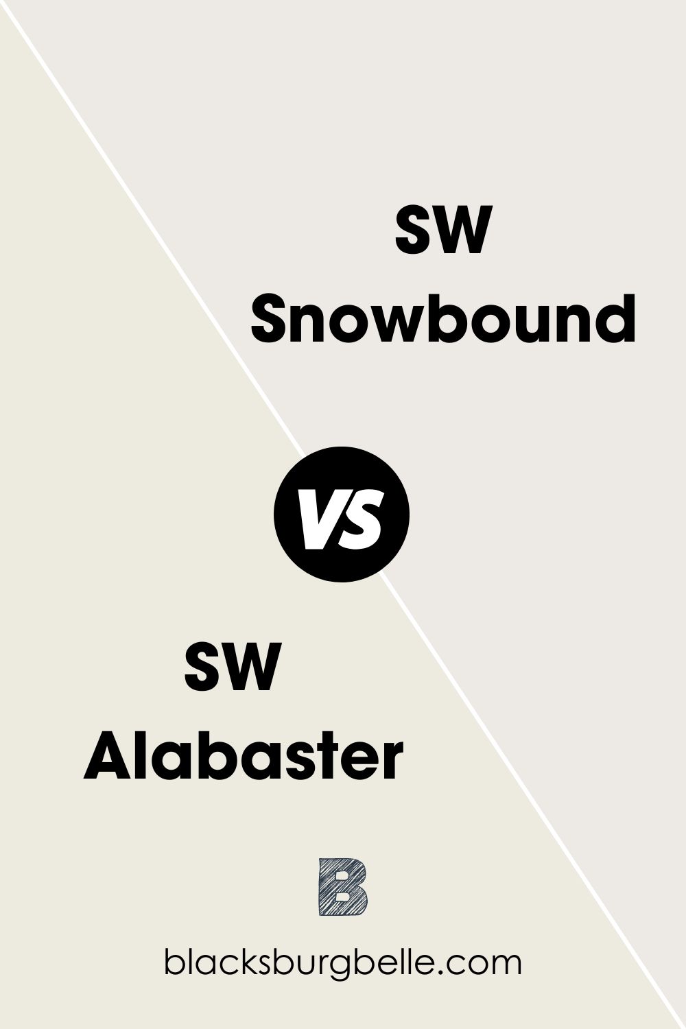 SW Snowbound vs Sw Alabaster