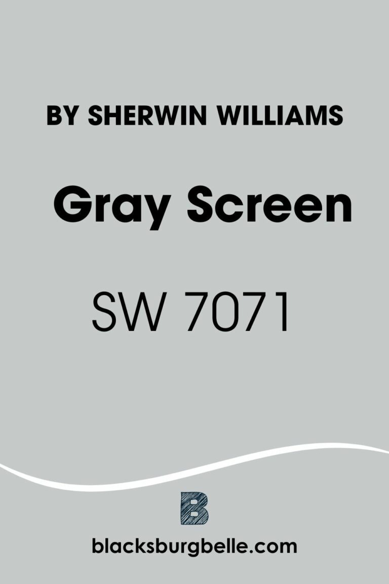 Sherwin-Williams Gray Screen SW 7071