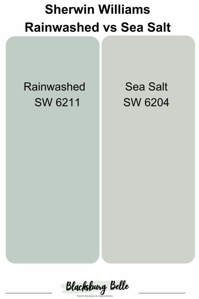 Sherwin Williams Rainwashed vs Sea Salt How to Choose?