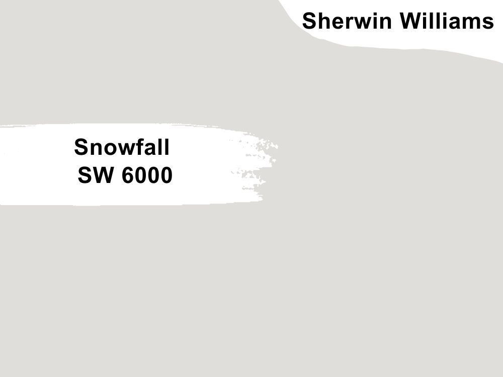 Sherwin Williams Snowfall SW 6000