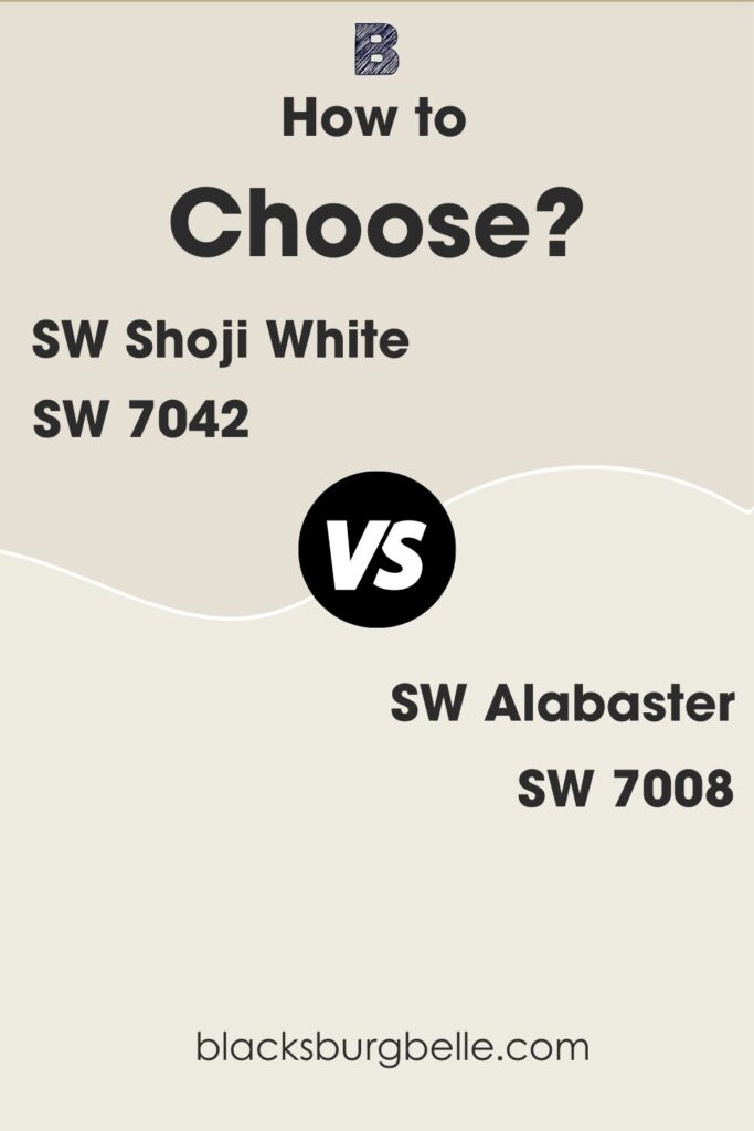 Shoji White Vs Alabaster