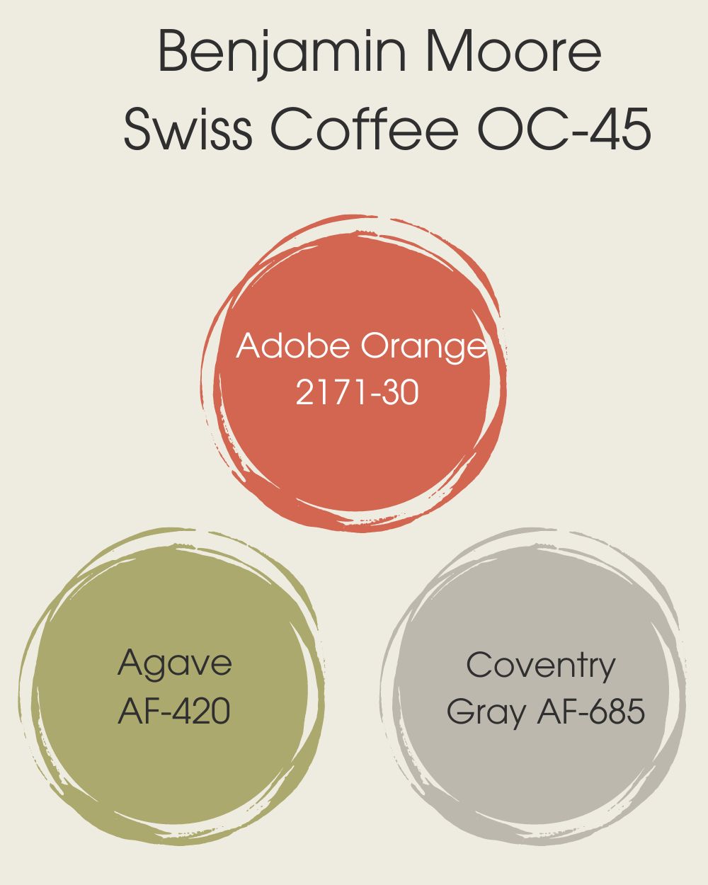 Swiss Coffee Color Palette