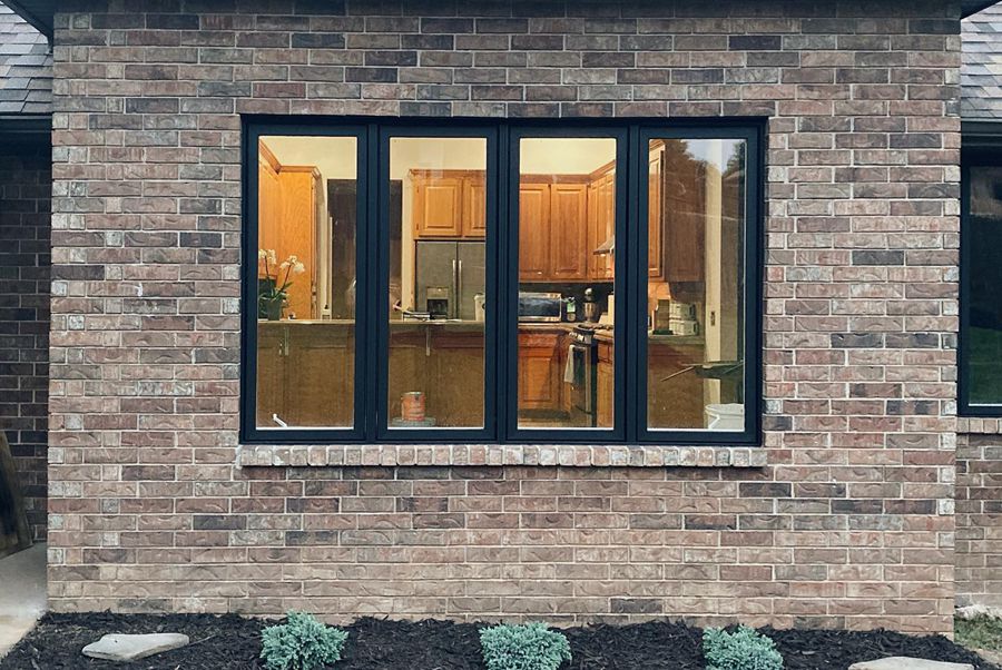 Tricorn Black on Window Frames