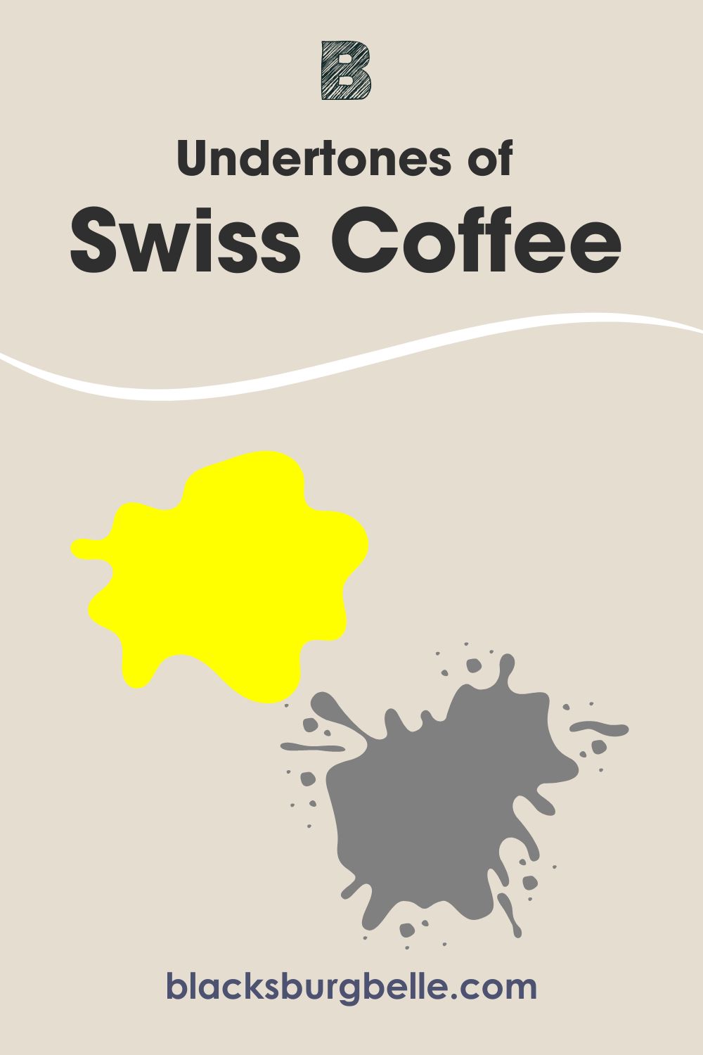 Undertones of Benjamin Moore Swiss Coffee