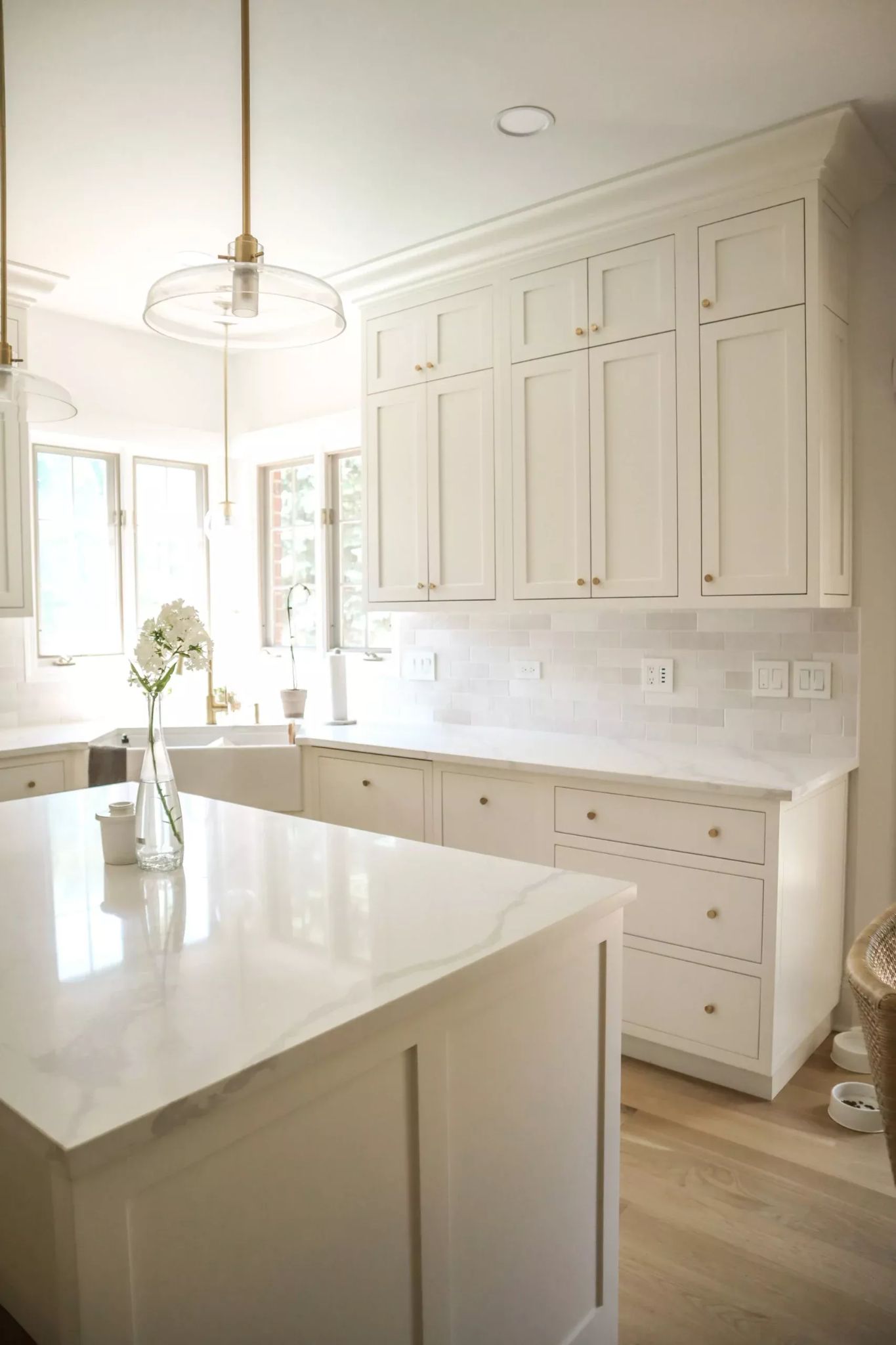 White Dove on Cabinets