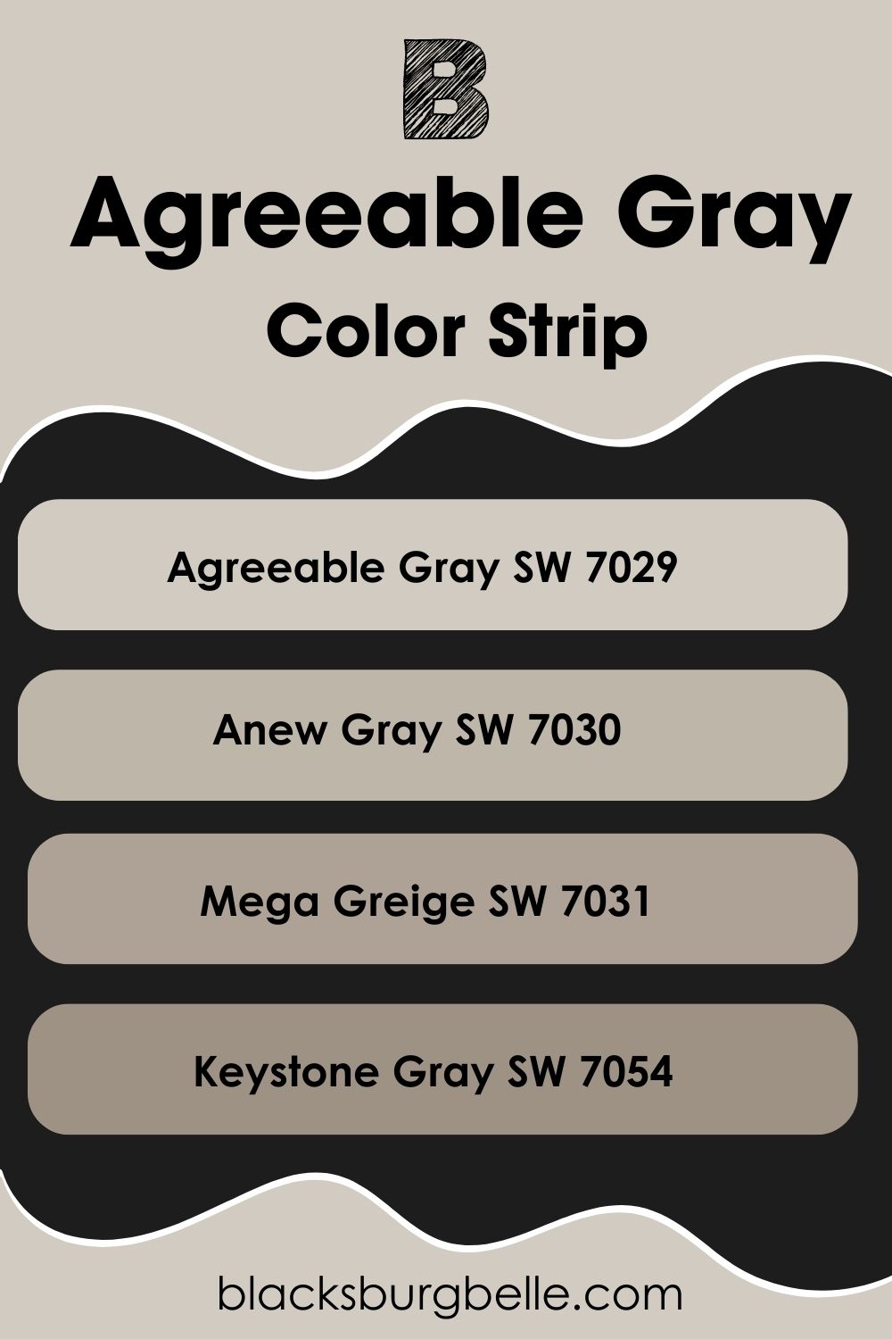 Agreeable Gray Color Strip