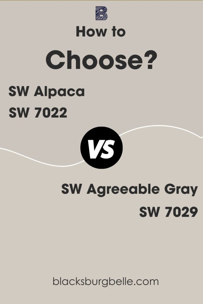 Alpaca Vs Agreeable Gray