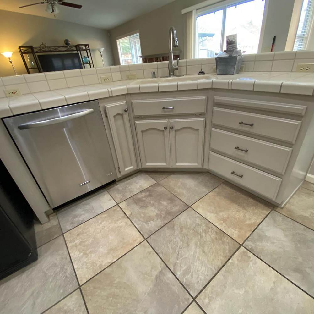 Balanced Beige on Cabinets 