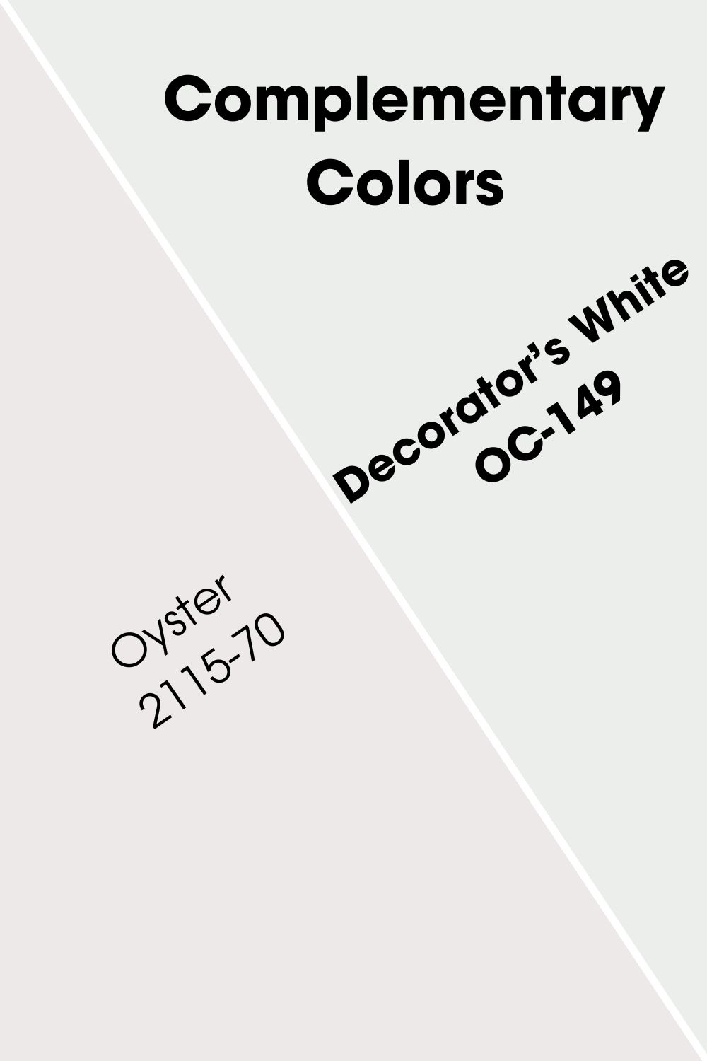 Benjamin Moore Decorator’s White (OC-149) Complementary Color