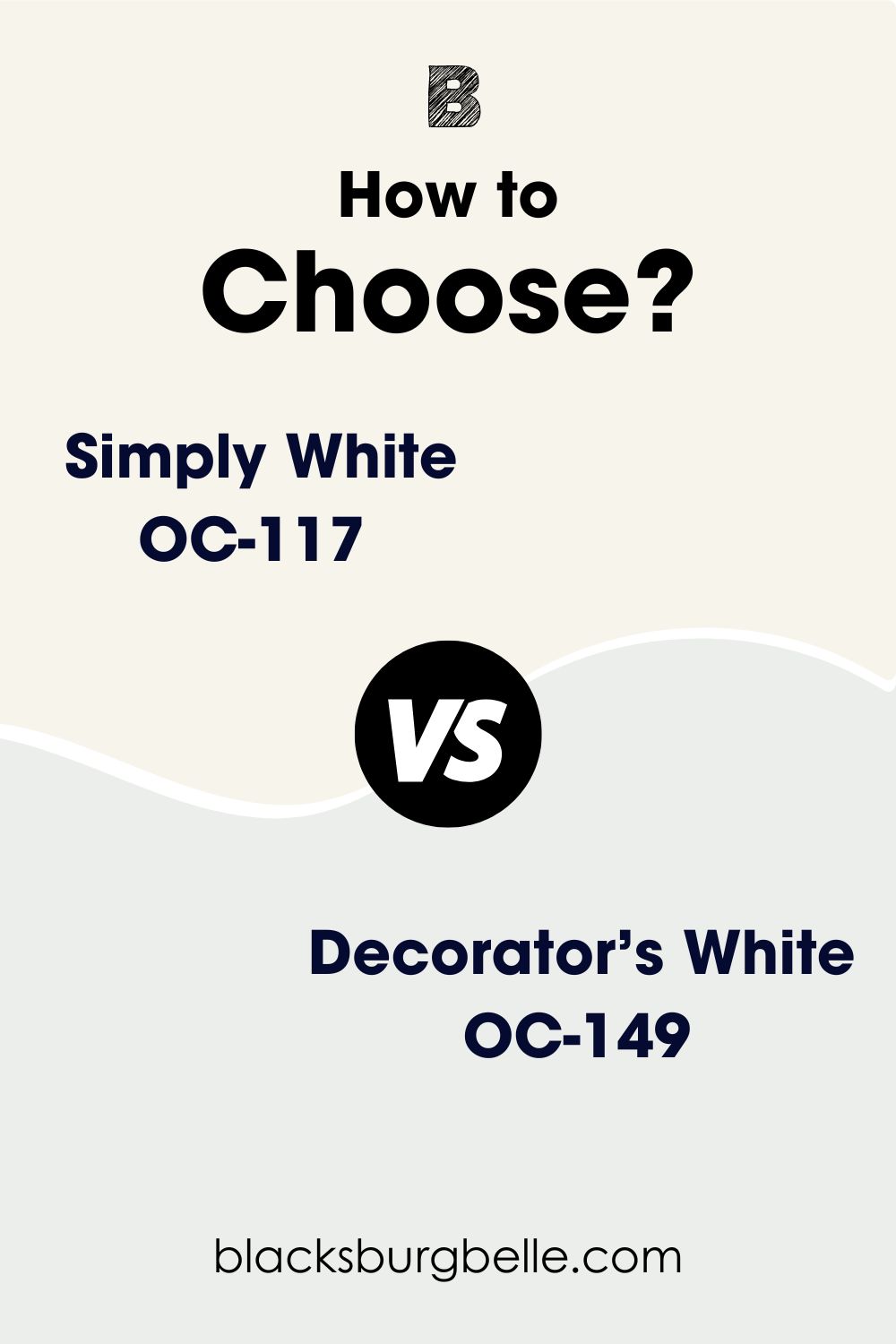 Benjamin Moore Simply White vs Decorator’s White