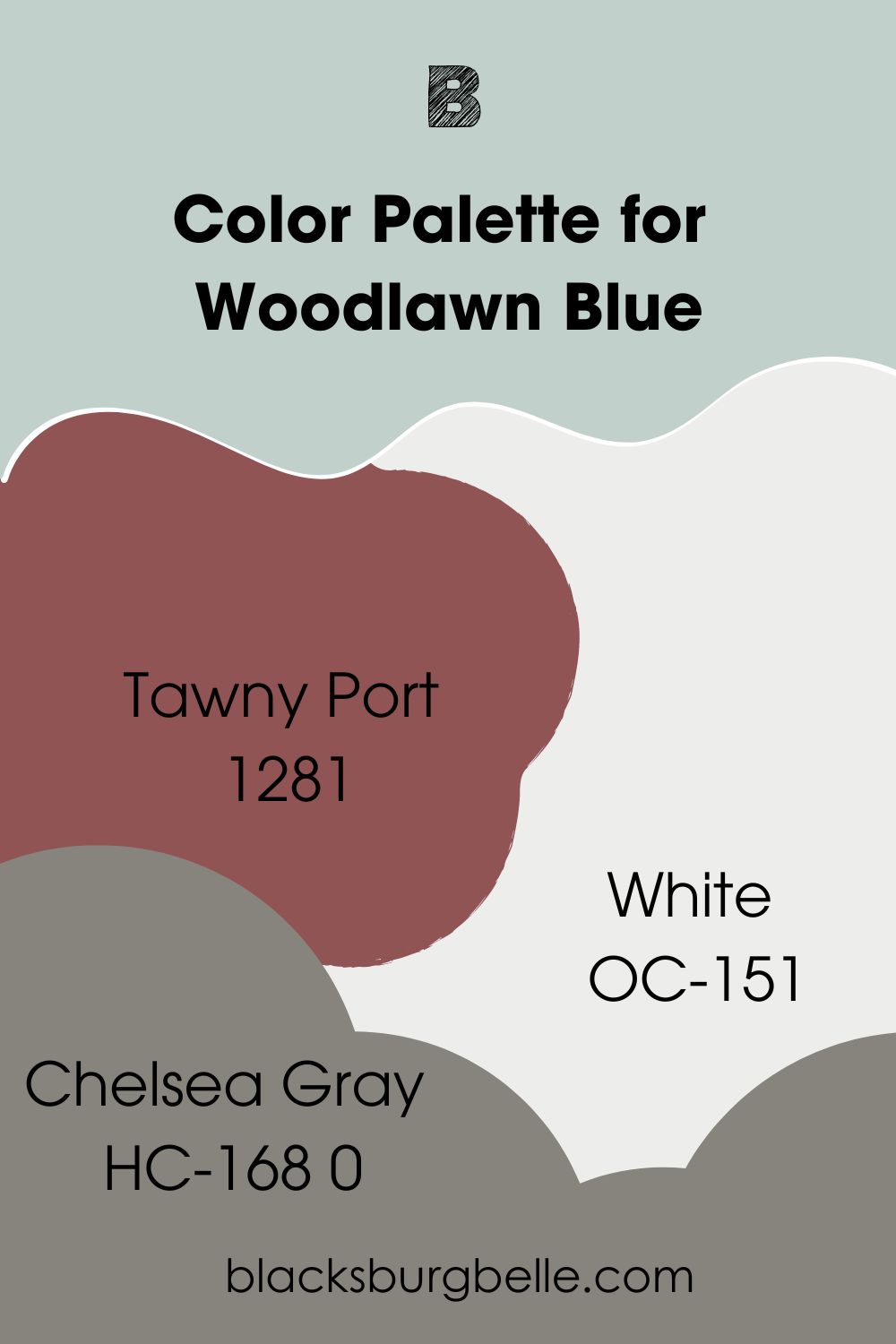 Color Palette for BM Woodlawn Blue