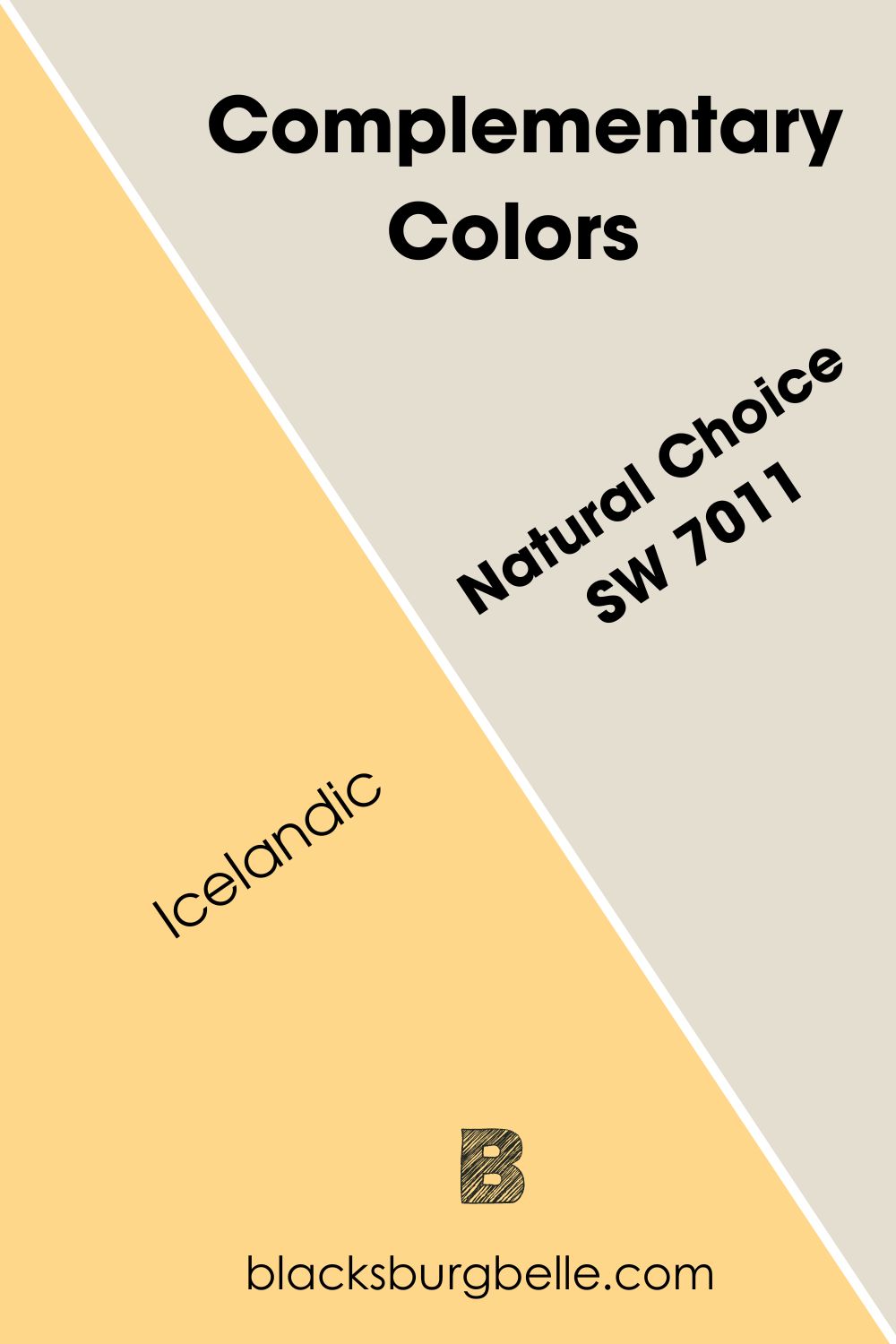 Complementary Colors for Natural Choice